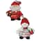Santa's Workshop 10" Merry Claus & Snowman, Set Of 2